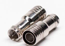 F型连接器公头插头射频同轴连接器焊接接线RG11