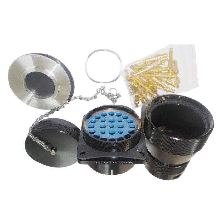 67-1 圆形电连接器TY系列57壳体20芯公插座轨道交通牵引机车连接器