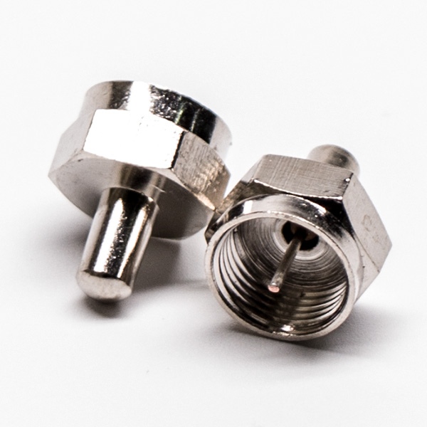 同轴f型接头公头RF连接器负载镀镍