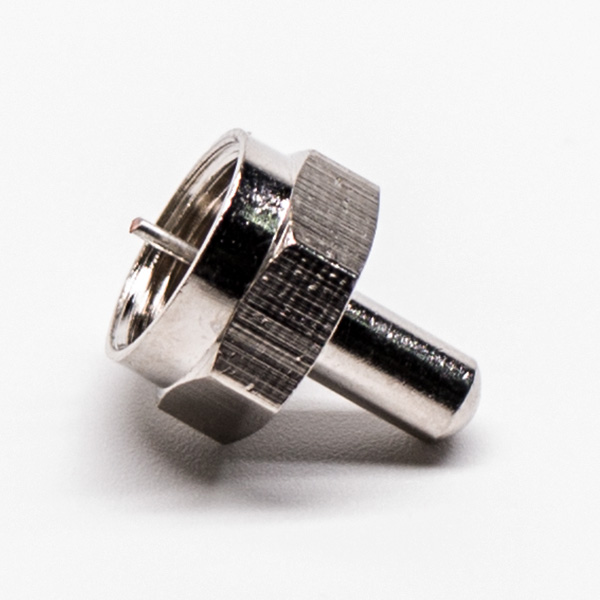 同轴f型接头公头RF连接器负载镀镍