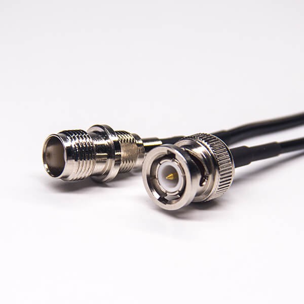 EB-101-0400 法兰n型射频接头转bnc公头线缆接RG174线