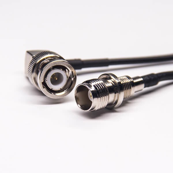 EB-101-0411 bnc弯接头公头接转TNC母头180度接RG174线材