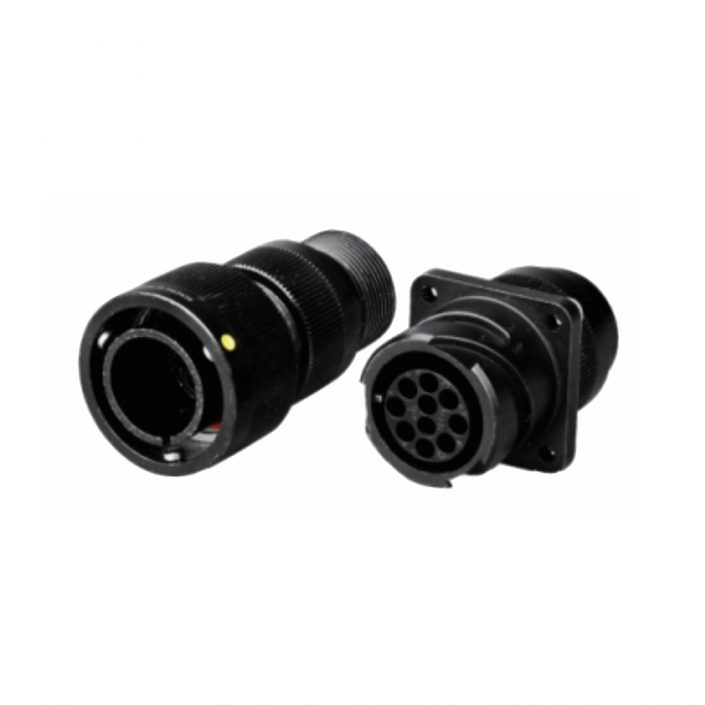 EB-418-1002 卡口式圆形连接器YGC直式快速卡口IP6710芯公母对接压接式牵引连接器