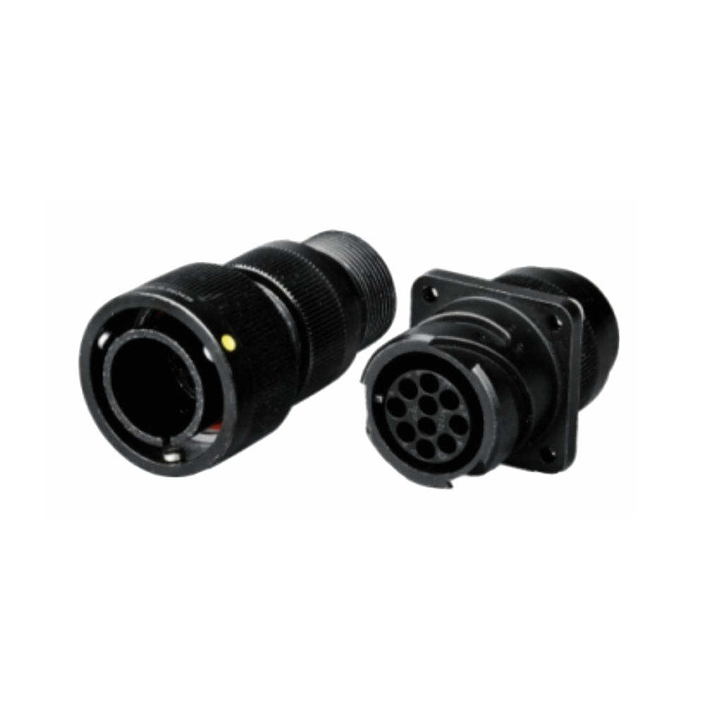 EB-418-1002 卡口式圆形连接器YGC直式快速卡口IP6710芯公母对接压接式牵引连接器