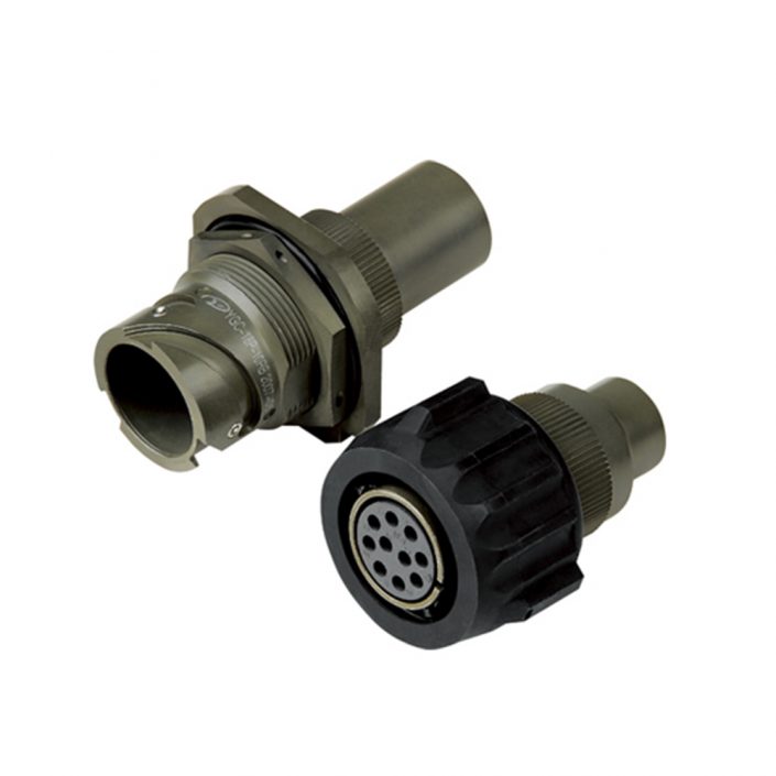 EB-418-1003 YGC连接器10芯直式快速卡口式YGC-18P压接式IP66公母对接轨道交通连接器