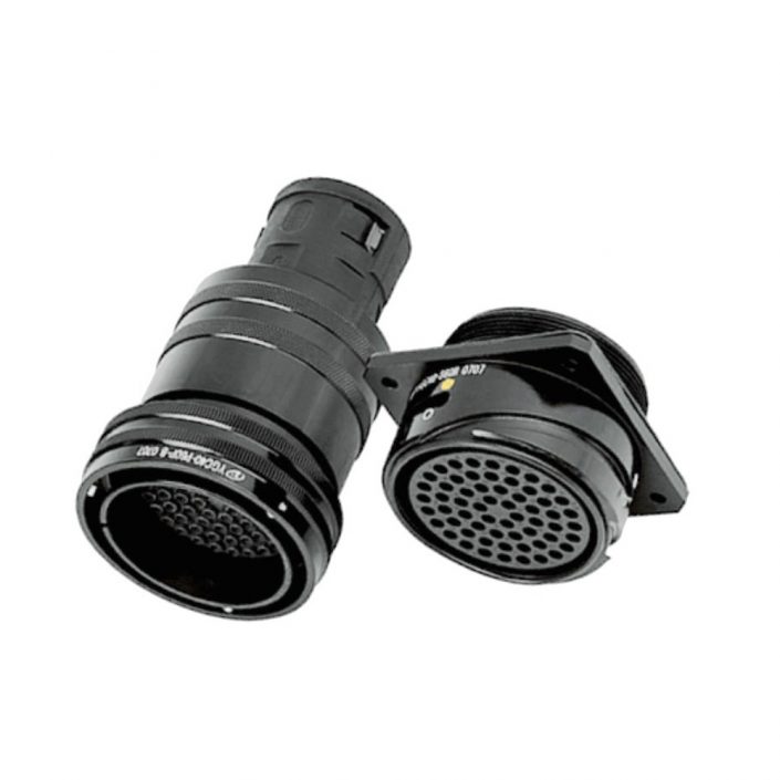 EB-418-1014 铁路专用连接器冷压接YGC直式IP67卡口连接60芯公母对接电连接器