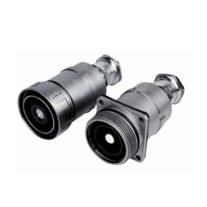 EB-418-1019 YGC电连接器公母对接500A卡口连接压接式IP671芯直式牵引连接器