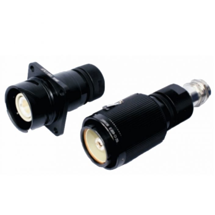 EB-418-1020 卡口式接口连接1芯650A直式IP67压接式公母对接YGC牵引电连接器