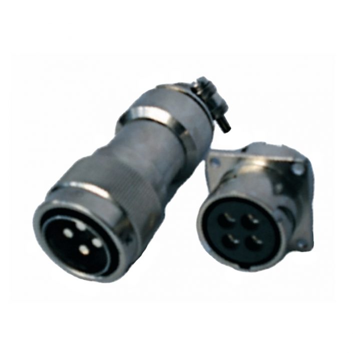 EB-418-1026 圆电连接器YGC系列4针公插头&母插座直式卡口连接