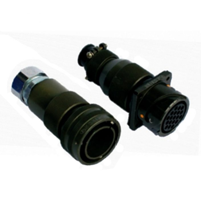 EB-418-1027 电连接器YGC系列22壳体19芯母插头&公插座卡口连接直式