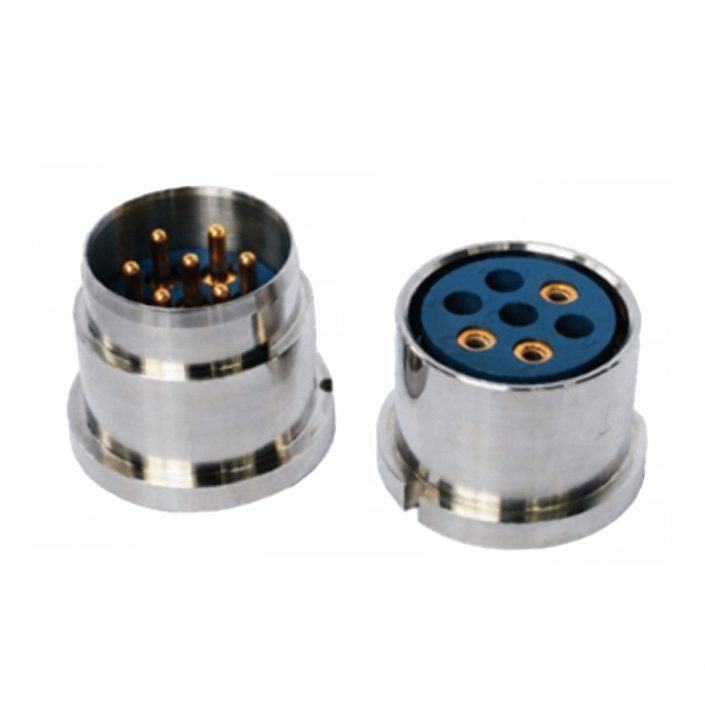 EB-418-1028 7芯YGC系列184壳体公插头&母插座公母对接直式 数控重铣用电连接器