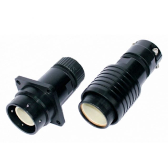 EB-418-1039 YH400 电连接器插头&插座卡口连接直式4孔法兰