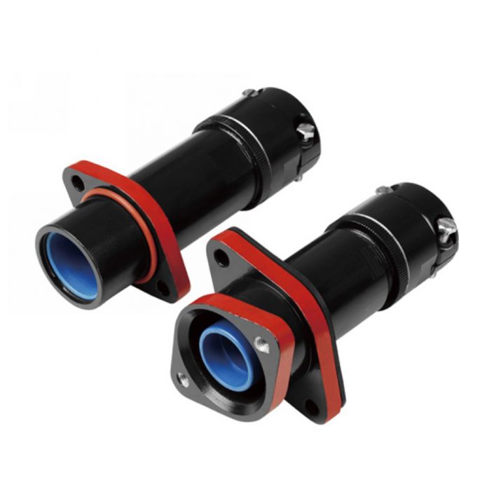 EB-418-5019 卡口圆形连接器JL插头&插座直式单芯面板安装焊接推入式连接牵引连接器