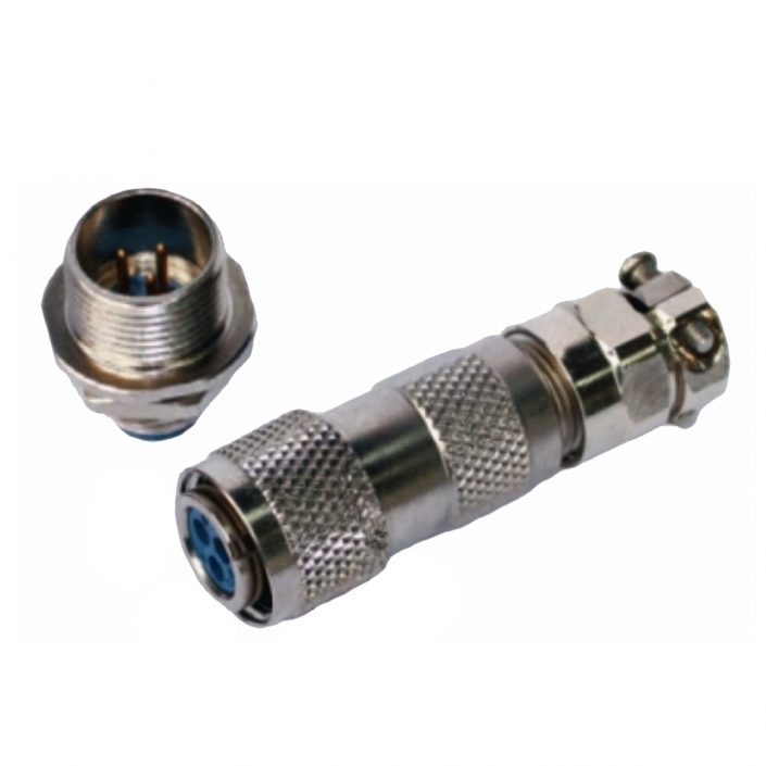 EB-418-7001 铁路机车用电连接器TL3芯插头插座公母对接直式螺纹连接