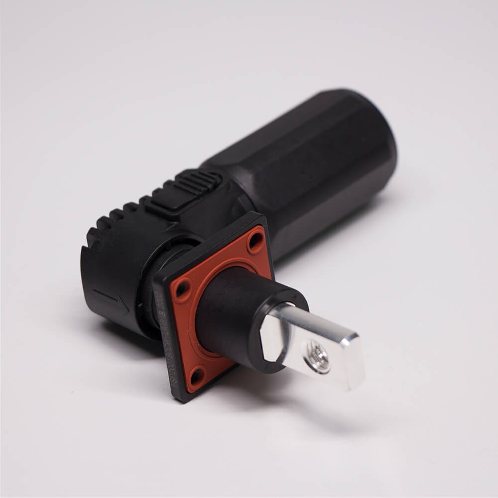 RHT-1P-12B-RW&RHT-1S-12B-BL-LW_7 高压大电流连接器12mm弯式350A黑色塑料带孔铜牌连接