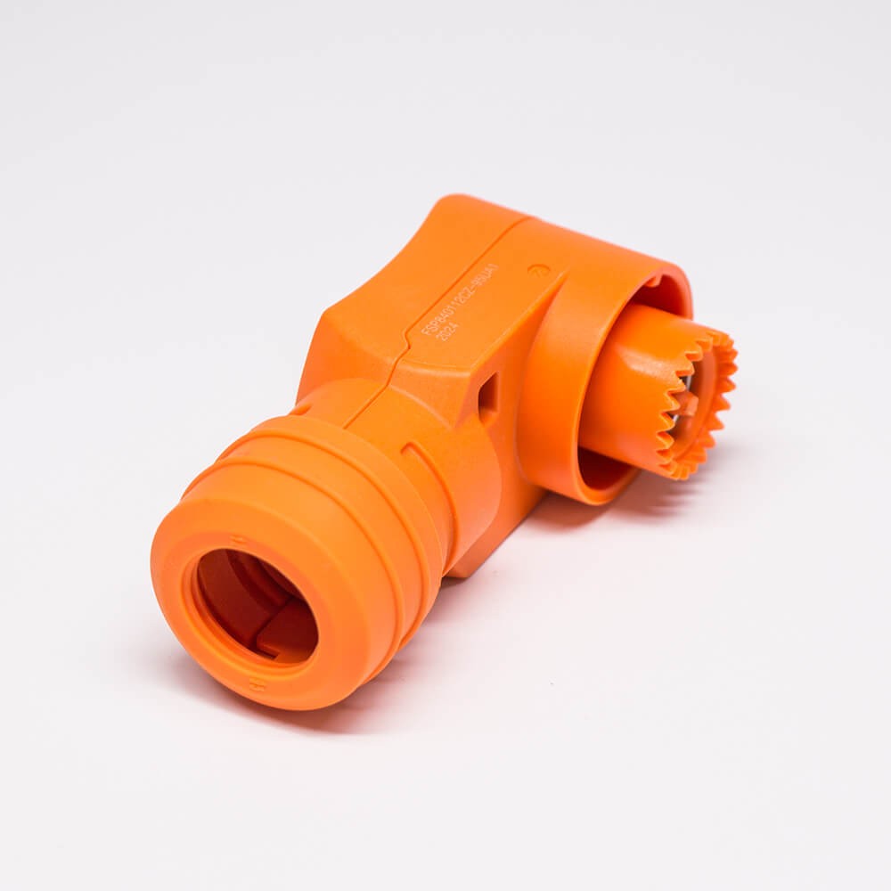 RHT-1P-12O-RW&RHT-1S-12O-BL-LW_4 防水大电流连接器12mm橙色弯式IP54插头插座对接款300A