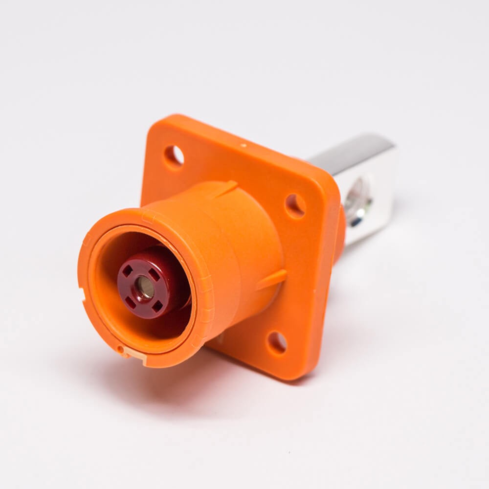 RHT-1P-12O-RW&RHT-1S-12O-BL-LW_5 防水大电流连接器12mm橙色弯式IP54插头插座对接款300A