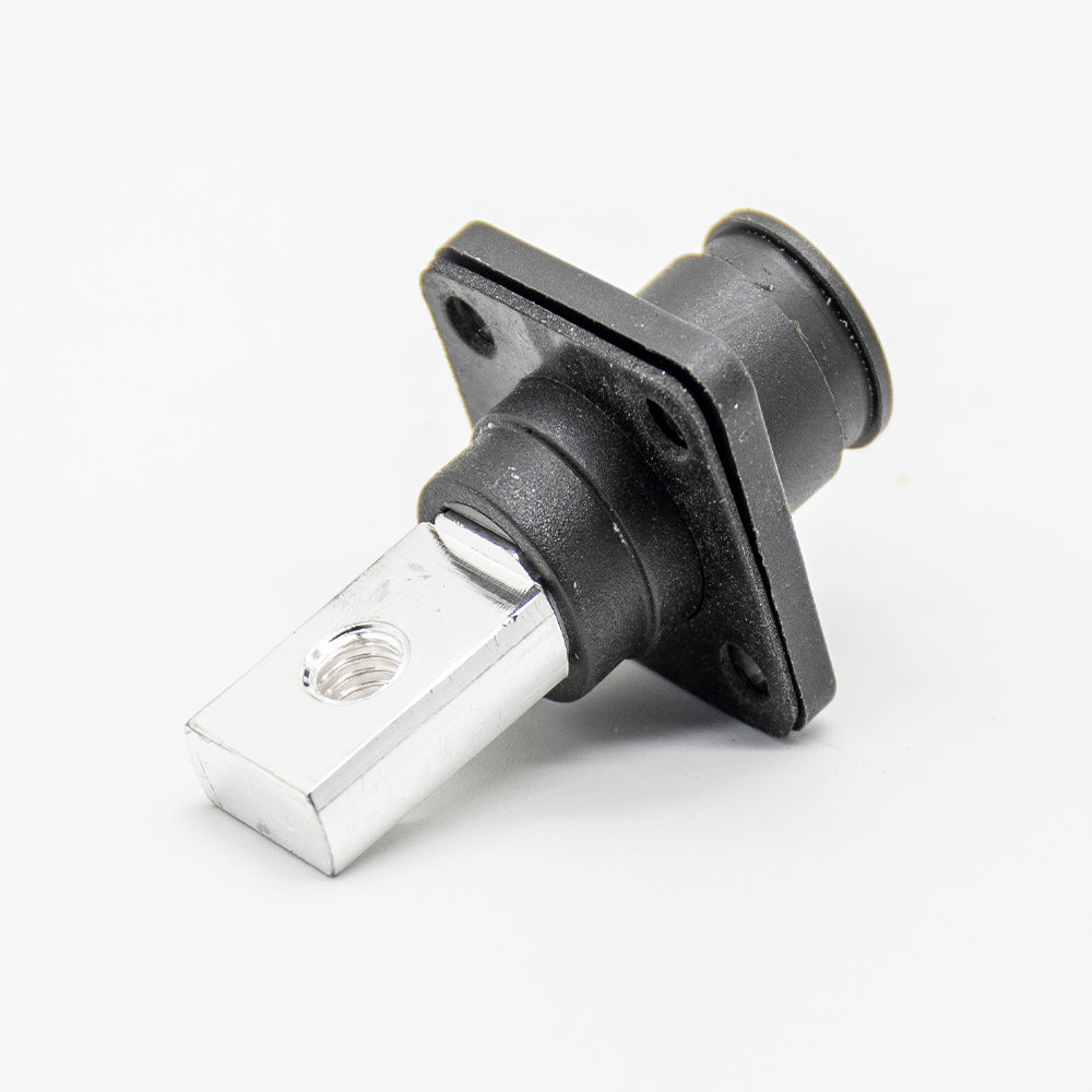 RHT-1P-8B-C50-R&RHT-1S-8B-BL-L_7 电池储能连接器8mm黑色IP65弯式插头插座200A带孔铜牌连接