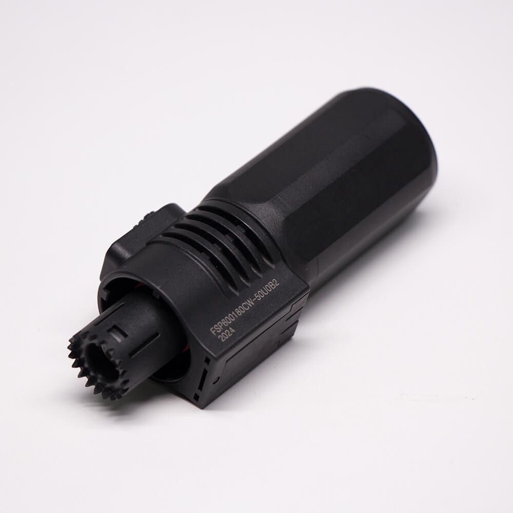 RHT-1P-8B-LW&RHT-1S-8B-BL-LW_2 大电流防水连接器IP67黑色8mm 200A直式插头插座对接款