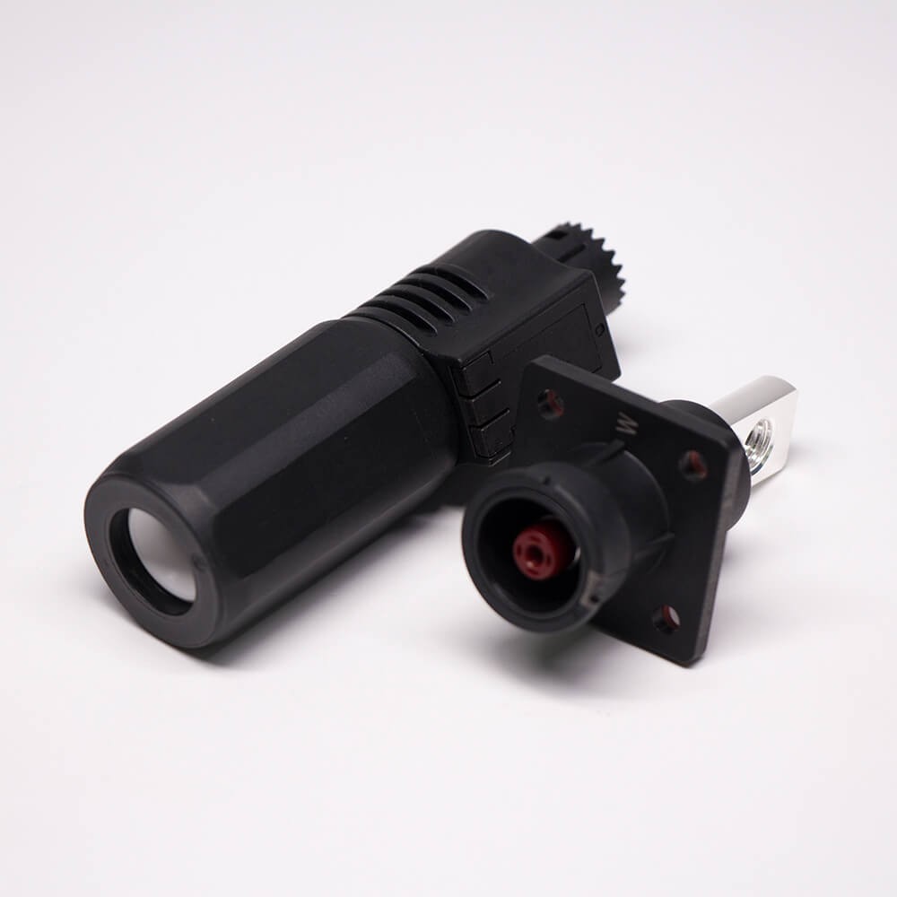 RHT-1P-8B-LW&RHT-1S-8B-BL-LW_6 大电流防水连接器IP67黑色8mm 200A直式插头插座对接款