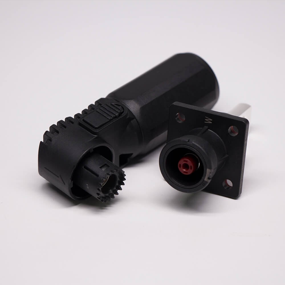 RHT-1P-8B-RW&RHT-1S-8B-BL-LW_1 大电流防水连接器150A弯式插头插座8mm黑色储能连接器
