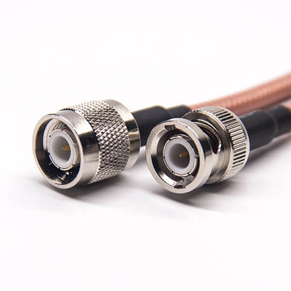 bnc-male-cable-180-degree-male-to-tnc-180-degree-male-rf-coaxial-cable-with-rg142 带线BNC接头180度公头直式转TNC 公头直式射频线接RG142