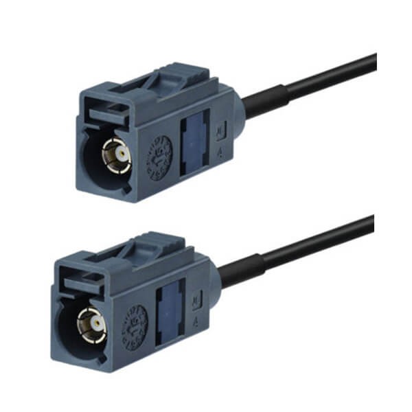 car-radio-antenna-cable-extension-5m-fakra-g-grey-cable Fakra-G连接器母转母直式灰色汽车天线5米