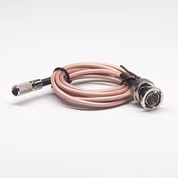 din-cable-connector-1023-male-straight-to-bnc-male-coaxial-cable(7) 法兰bnc接头公转母同轴电缆连接器接RG316线材