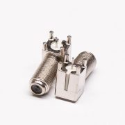 f-type-connector-90-degree-coaxial-jack-bulkhead-for-pcb(9) pcb连接器头板端母头射频同轴F型连接器