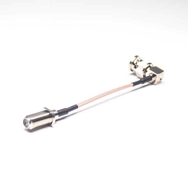 f-type-to-bnc-connector-female-straight-to-male-angled-with-rg179-coaxial-connector(3) BNC接口弯式公头转F母头直式接RG179线