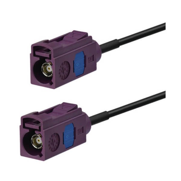 fakra-cable-assemblies-d-type-vehicle-4g-lte-3g-umts-gsm-telematics-extension-antenna-20-feet 汽车4G天线Fakra D型直式4G LTE 3G UMTS GSM延伸线母转母20英尺