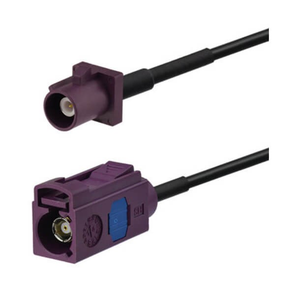 fakra-cable-kit-car-suv-head-unit-d-type-gsm-cell-phone-signal-booster-antenna-adapter-cable-1m 车载天线延长线Fakra D型公转母直式天线1米