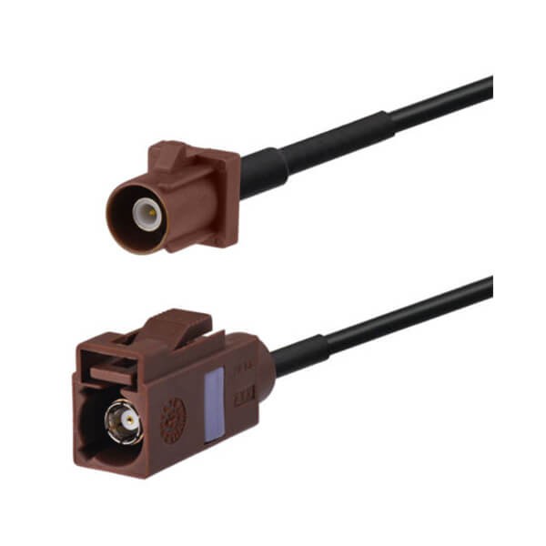 fakra-car-antenna-extension-cable-f-type-brown-male-to-female-pigtail-cable-3m Fakra直头F型公转母汽车天线延长线3米