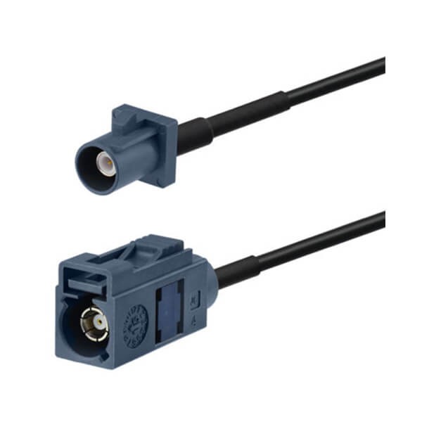 fakra-male-to-female-g-grey-cable-car-telematics-antenna-extension-cable-5m(1) Fakra 公头转母头G型直式汽车天线延长线5米