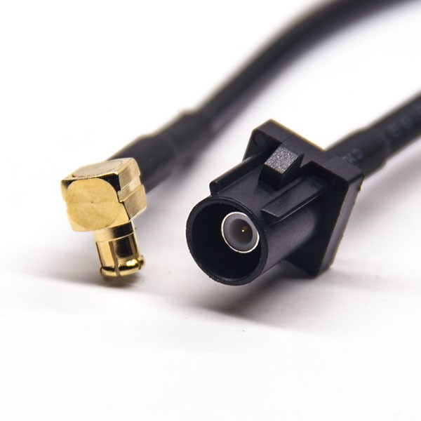 fakra-to-mcx-a-code-fakra-straight-male-to-mcx-right-angle-male-cable-1m Fakra线束FakraA型公头转MCX公头线材连接器 RG174 线长1米