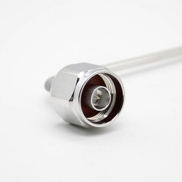 N型接头接RG402半钢性公头直式RF连接器