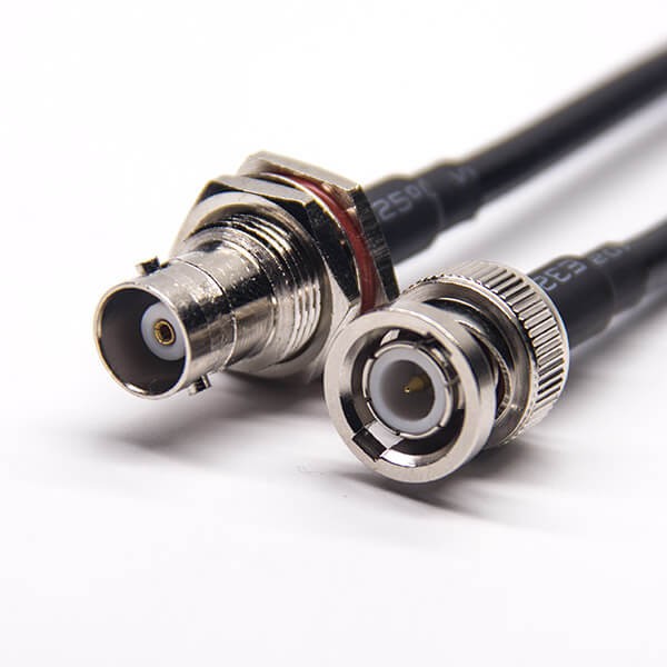 rf-cable-bnc-male-straight-to-bnc-female-straight-coaxial-cable-with-rg58-rg223 RF同轴线材料BNC公头直式转BNC母头直式接RG58 RG223