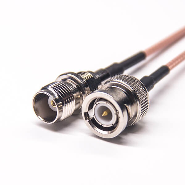rf-cable-connector-bnc-male-to-tnc-female-straight-for-rg316-cable(4) tnc和bnc同轴线缆连接器bnc180度公头转tnc直母头接RG316线