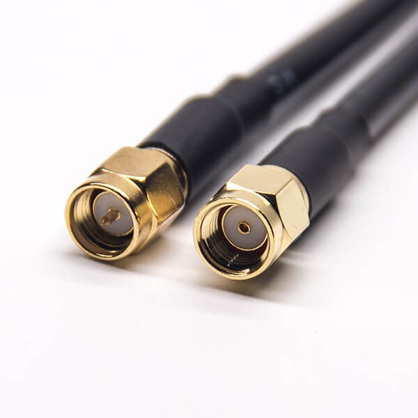 sma-cable-male-to-male-rp-straight-rf-cable-with-rg58-rg223 RF SMA公头线直式转SMA公头反极性直式接RG58 RG223