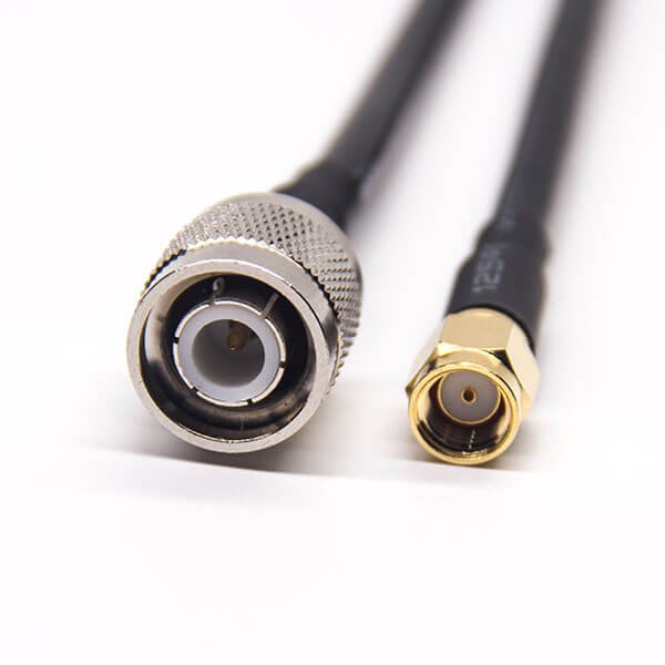 tnc-connector-male-plug-straight-to-sma-male-rp-straight-with-rg223-rg58 TNC插座公头直式转SMA公头反极性直式接RG223 RG58线