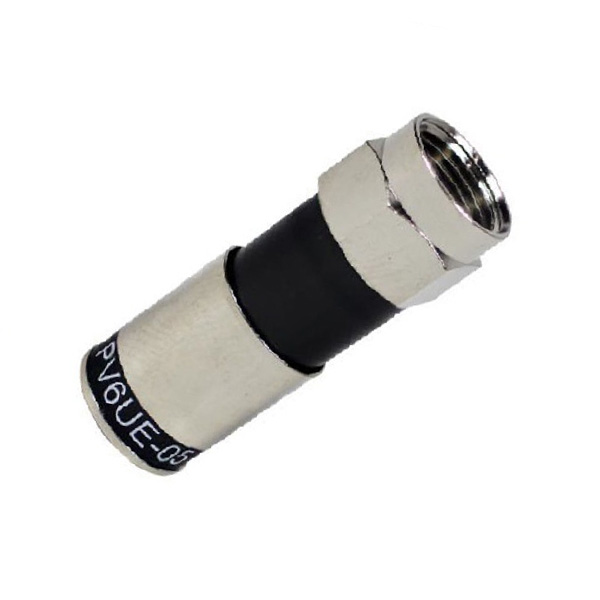 EB-003-0115 F公头接RG6同轴线75欧姆