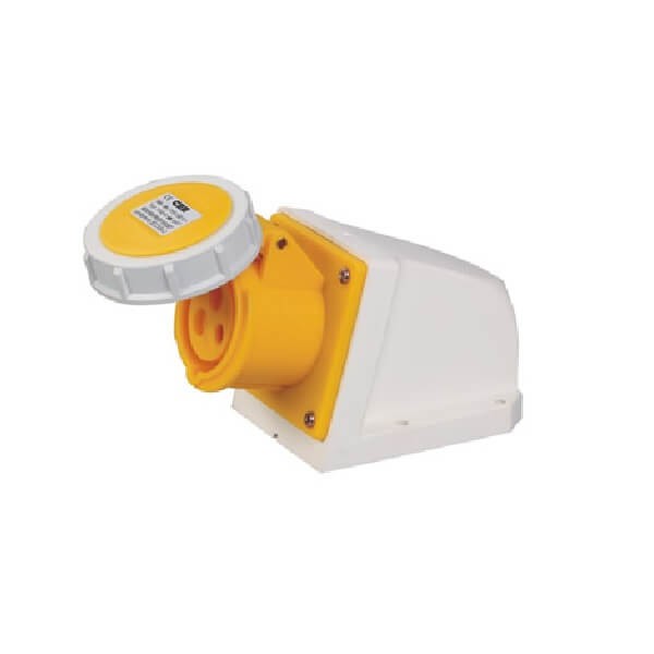 EB-411-0026_1 工业插座黄色IP67防水32A3芯130V