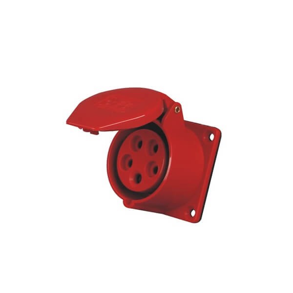 EB-411-0068_1 工业防水插座380V-415V32A5芯IP44工业插座