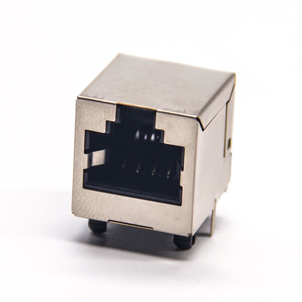 EB-500-7122_3 rj45接口直式母座DIP式接PCB板带屏蔽插座8p8c