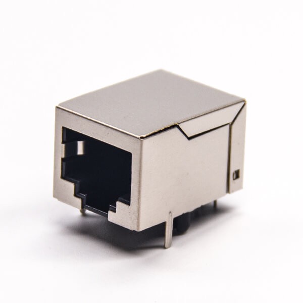 EB-500-7153_1 RJ45单网口模块化全屏蔽网络接口DIP接PCB板8p8c