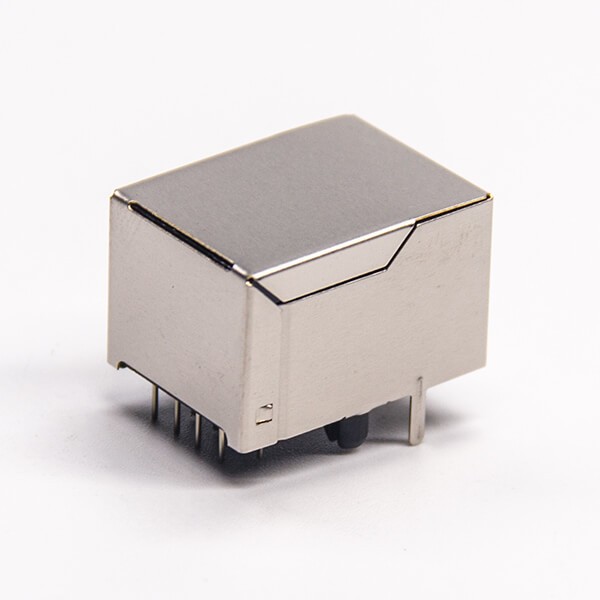 EB-500-7153_2 RJ45单网口模块化全屏蔽网络接口DIP接PCB板8p8c