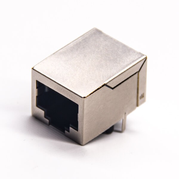 EB-500-7155_2 rj45座屏蔽母头90度弯式网络模块化接口单端口